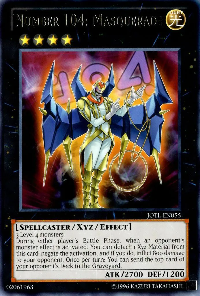 Number 104: Masquerade — Judgment of the Light - Unlimited — Yu-Gi-Oh!