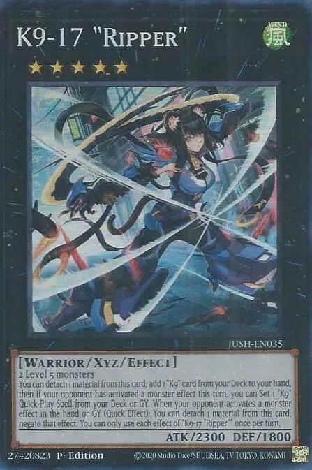 K9-17 "Ripper" — Justice Hunters — Yu-Gi-Oh!
