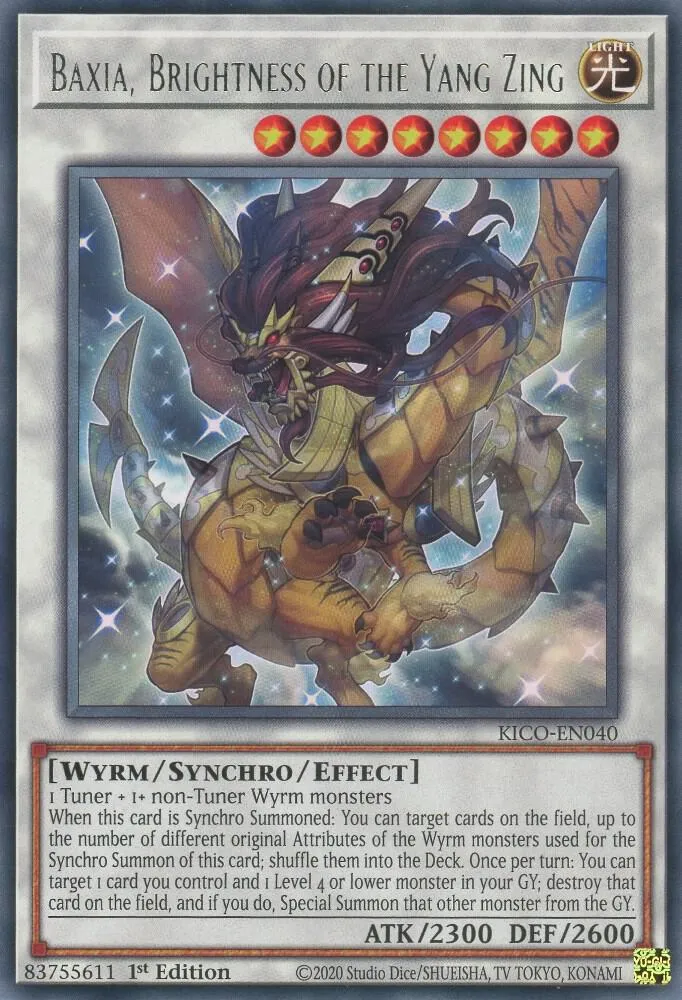 Baxia, Brightness of the Yang Zing — King's Court — Yu-Gi-Oh!