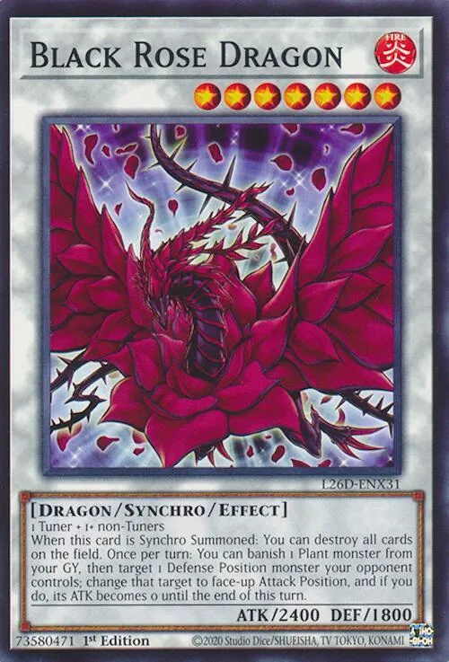 Black Rose Dragon — Legendary Modern Decks 2026 — Yu-Gi-Oh!