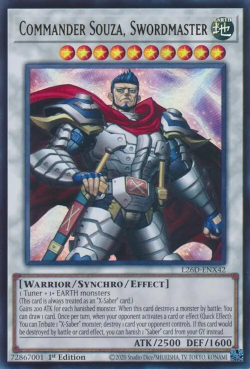 Commander Souza, Swordmaster — Legendary Modern Decks 2026 — Yu-Gi-Oh!