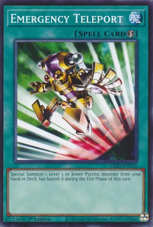 Téléporteur d'Urgence — Legendary Modern Decks 2026 — Yu-Gi-Oh!