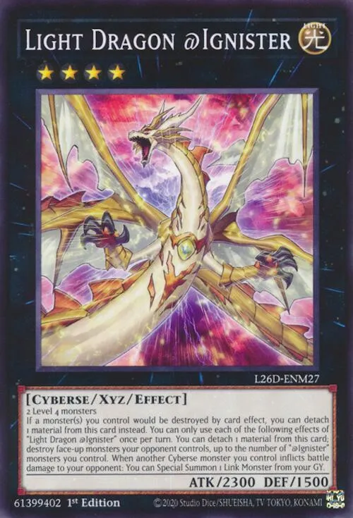 Dragon de Lumière @Ignister — Legendary Modern Decks 2026 — Yu-Gi-Oh!
