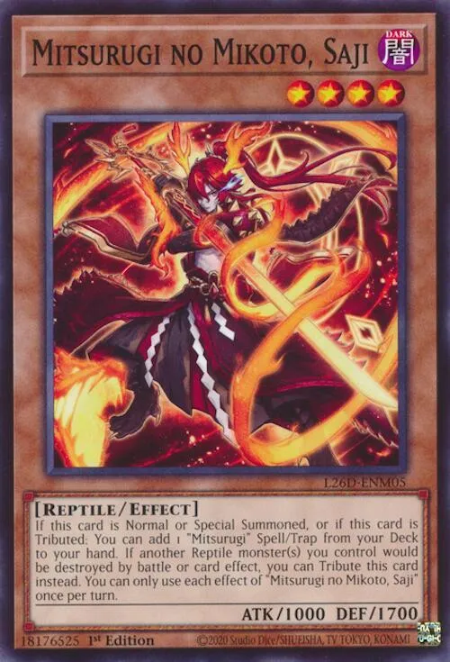 Mitsurugi no Mikoto, Saji from Legendary Modern Decks 2026 - Yu-Gi-Oh!