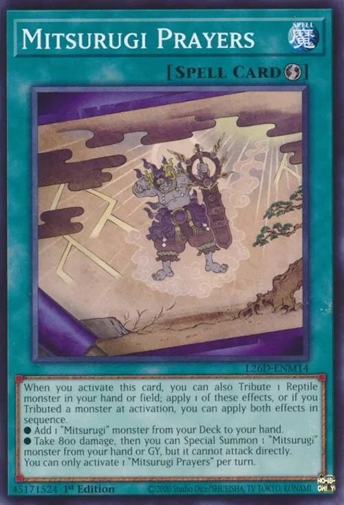 Prières Mitsurugi — Legendary Modern Decks 2026 — Yu-Gi-Oh!