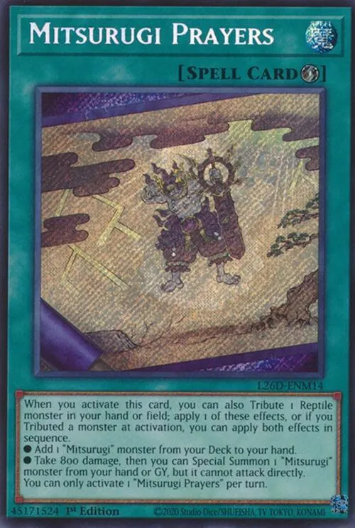 Mitsurugi Prayers — Legendary Modern Decks 2026 — Yu-Gi-Oh!