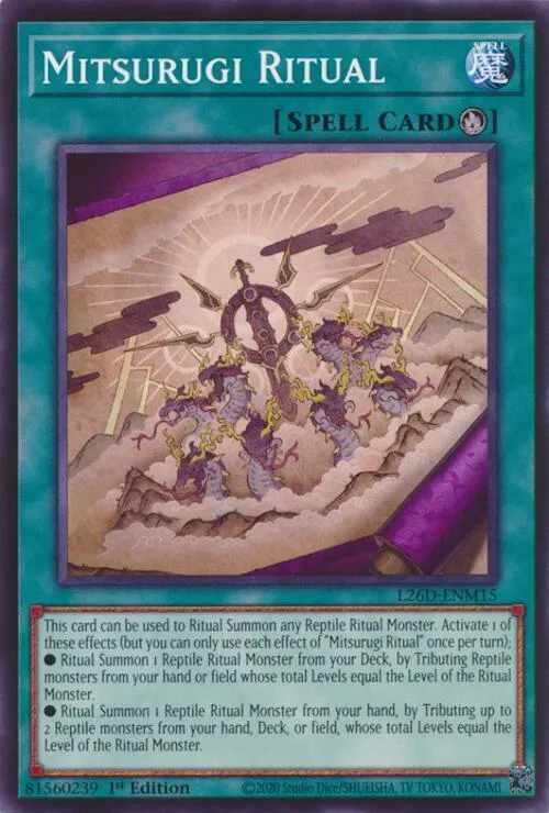 Rituel Mitsurugi — Legendary Modern Decks 2026 — Yu-Gi-Oh!