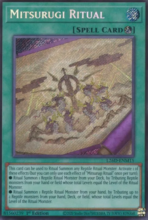 Mitsurugi Ritual — Legendary Modern Decks 2026 — Yu-Gi-Oh!