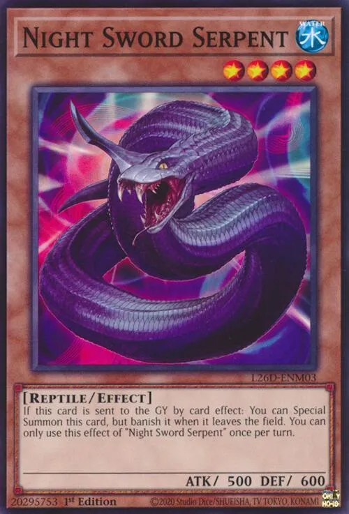 Serpent de l'Épée de Nuit — Legendary Modern Decks 2026 — Yu-Gi-Oh!