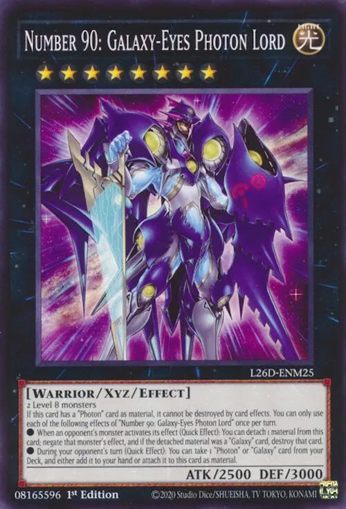 Number 90: Galaxy-Eyes Photon Lord from Legendary Modern Decks 2026 - Yu-Gi-Oh!