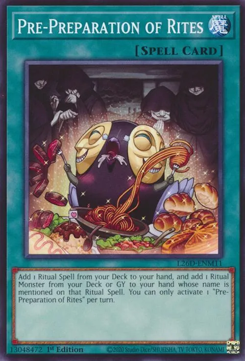 Pré-Préparation des Rites — Legendary Modern Decks 2026 — Yu-Gi-Oh!