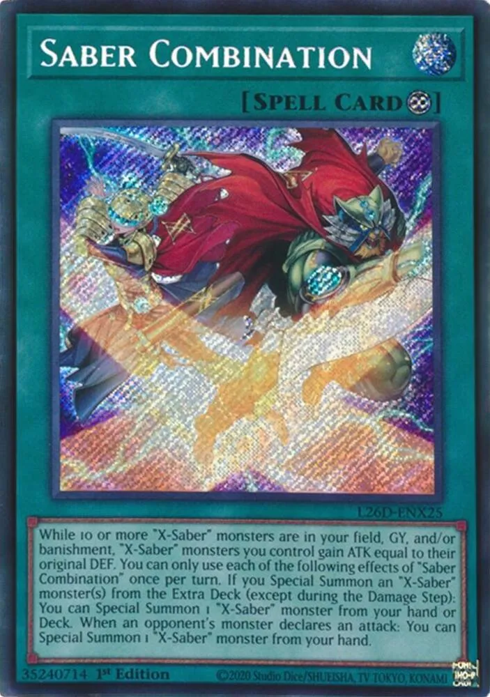 Combinaison de Sabre — Legendary Modern Decks 2026 — Yu-Gi-Oh!