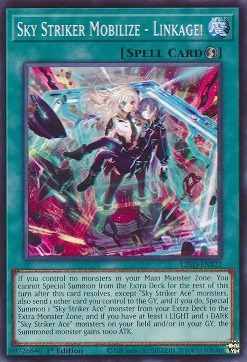 Sky Striker Mobilize - Linkage! from Legendary Modern Decks 2026 - Yu-Gi-Oh!