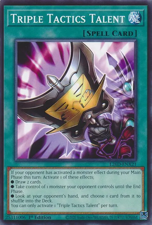 Talent des Triples Tactiques from Legendary Modern Decks 2026 - Yu-Gi-Oh!
