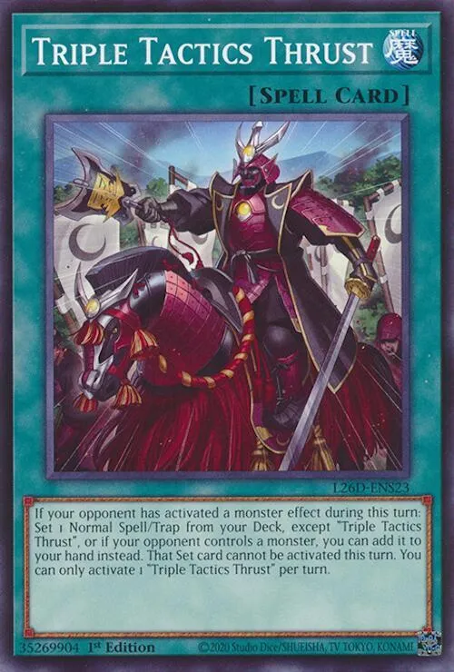 Triple Tactics Thrust — Legendary Modern Decks 2026 — Yu-Gi-Oh!