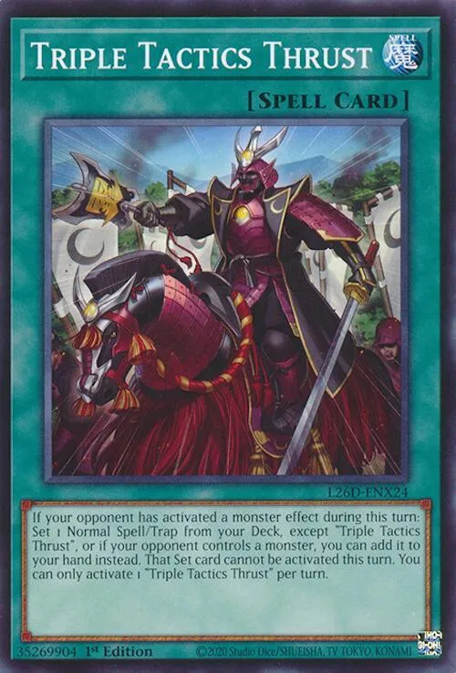 Triple Tactics Thrust — Legendary Modern Decks 2026 — Yu-Gi-Oh!
