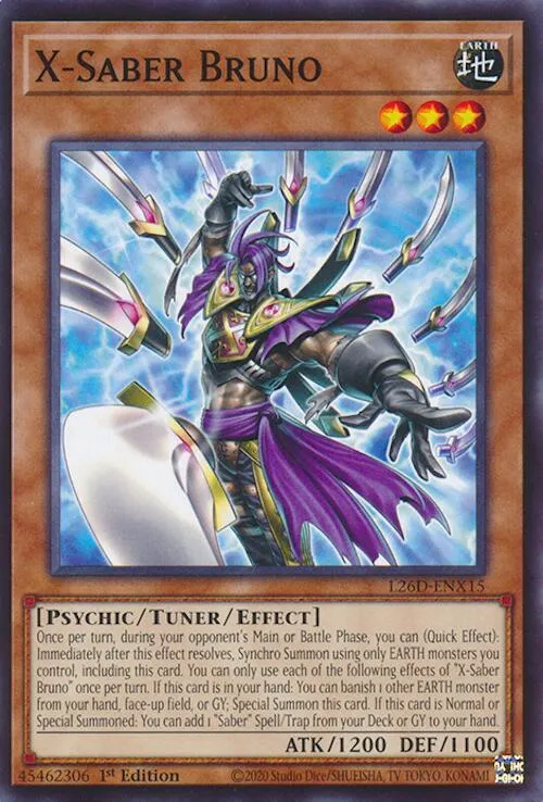Bruno, Sabre X — Legendary Modern Decks 2026 — Yu-Gi-Oh!