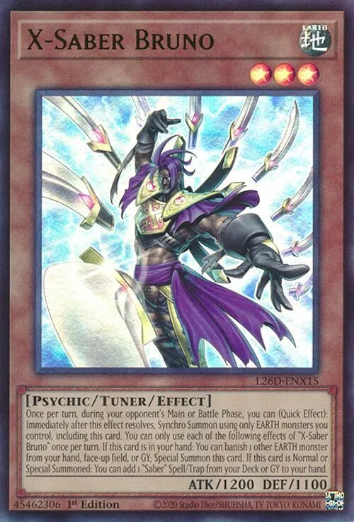 Bruno, Sabre X — Legendary Modern Decks 2026 — Yu-Gi-Oh!