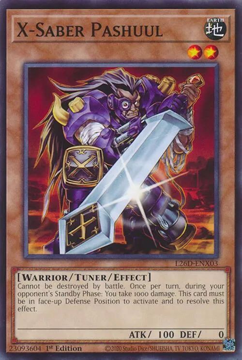 Pashuul, Sabre X — Legendary Modern Decks 2026 — Yu-Gi-Oh!