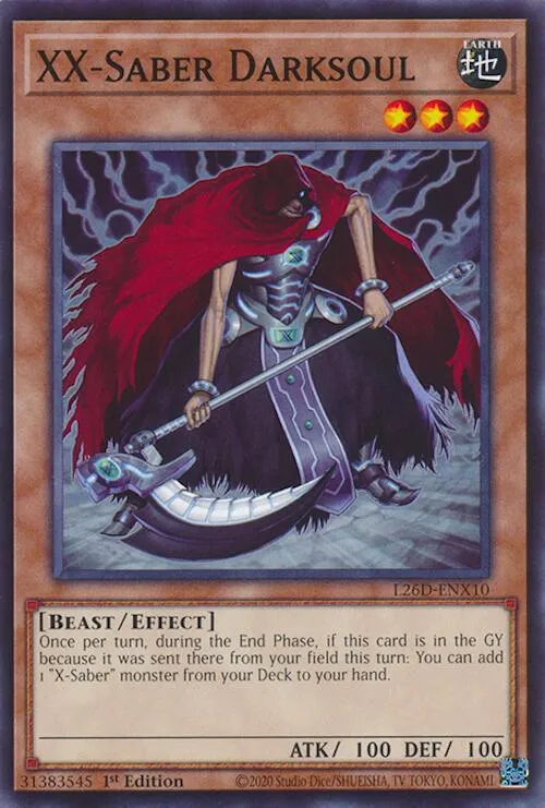 Âme Sombre, Sabre XX — Legendary Modern Decks 2026 — Yu-Gi-Oh!