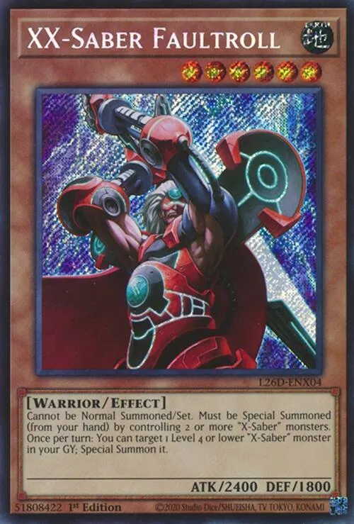 XX-Saber Faultroll — Legendary Modern Decks 2026 — Yu-Gi-Oh!