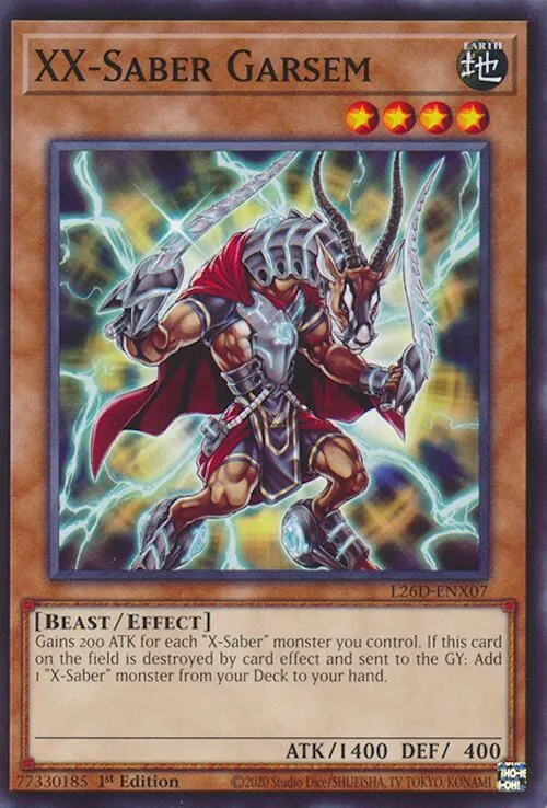 Garsem, Sabre XX — Legendary Modern Decks 2026 — Yu-Gi-Oh!