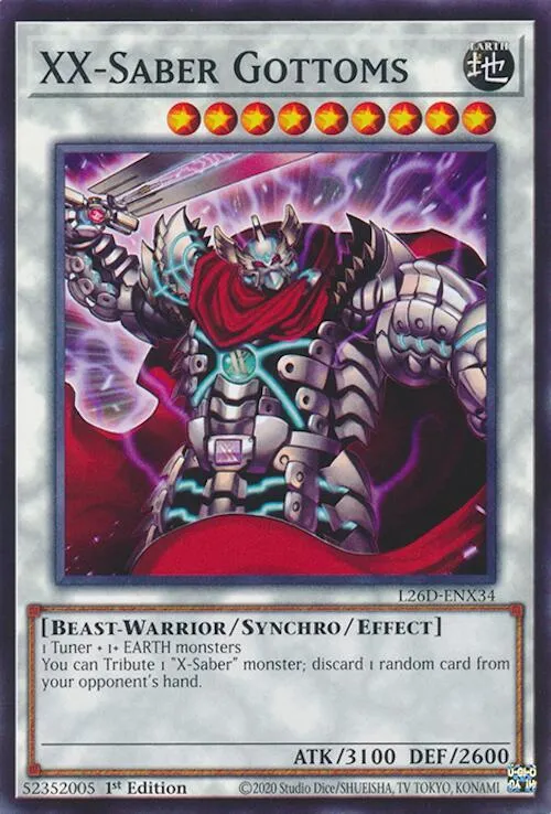 XX-Saber Gottoms — Legendary Modern Decks 2026 — Yu-Gi-Oh!