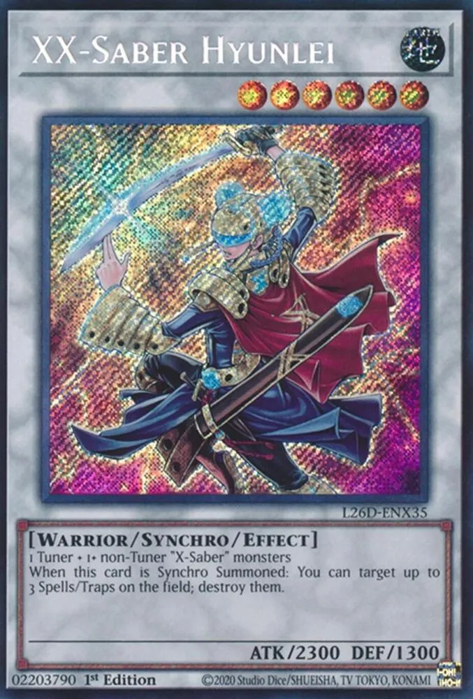 XX-Saber Hyunlei — Legendary Modern Decks 2026 — Yu-Gi-Oh!