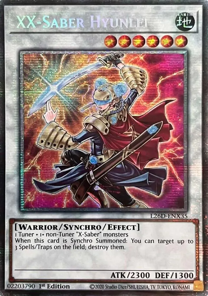 XX-Saber Hyunlei — Legendary Modern Decks 2026 — Yu-Gi-Oh!