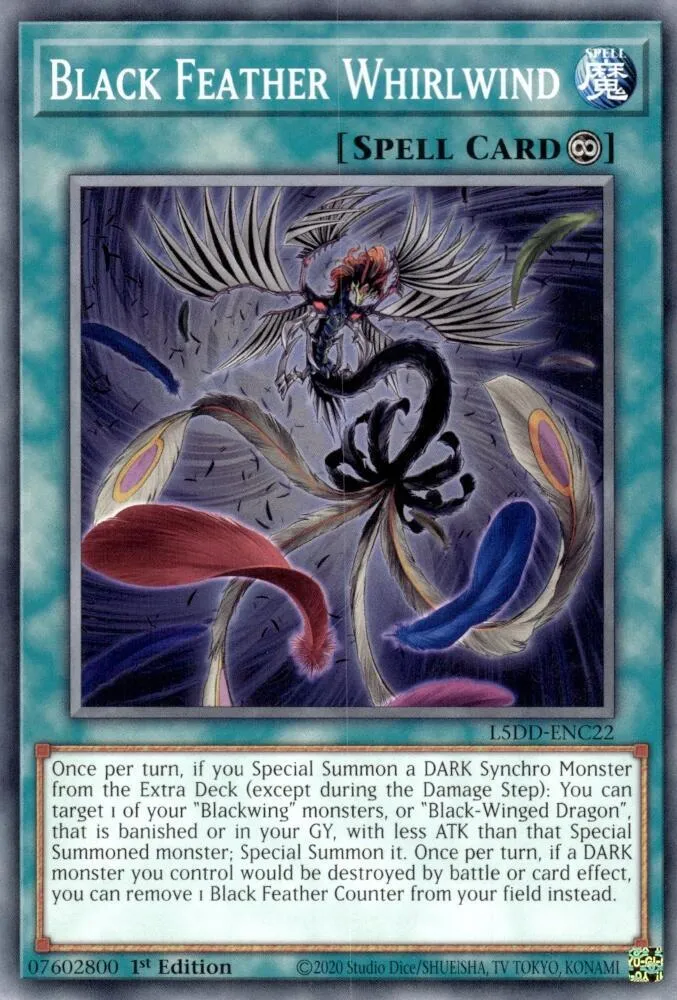 Black Feather Whirlwind — Legendary 5D's Decks — Yu-Gi-Oh!