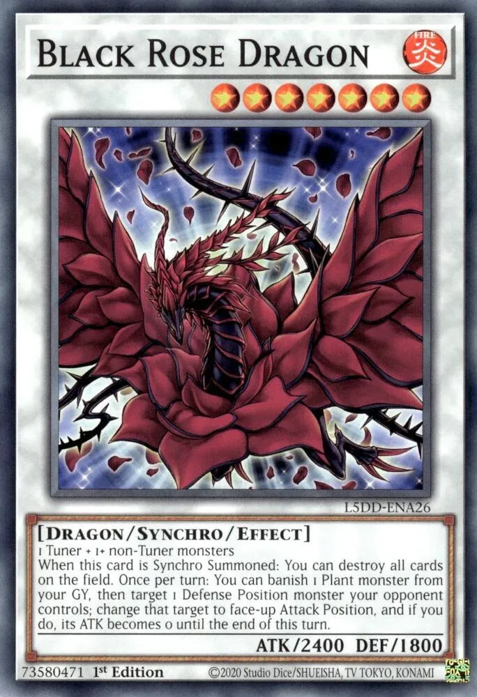 Black Rose Dragon — Legendary 5D's Decks — Yu-Gi-Oh!
