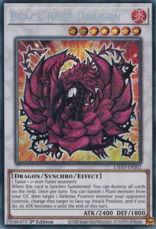 Black Rose Dragon — Legendary 5D's Decks — Yu-Gi-Oh!