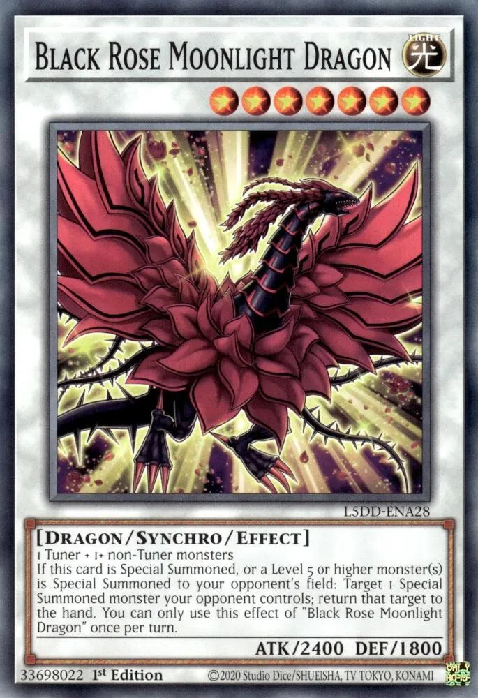 Black Rose Moonlight Dragon — Legendary 5D's Decks — Yu-Gi-Oh!