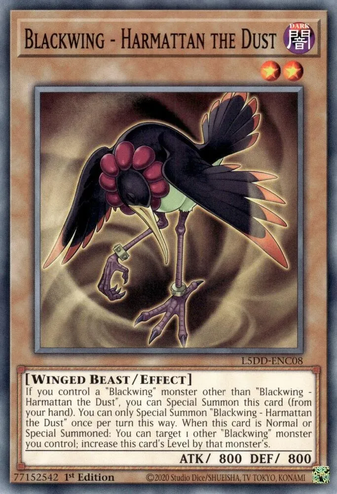 Blackwing - Harmattan the Dust — Legendary 5D's Decks — Yu-Gi-Oh!