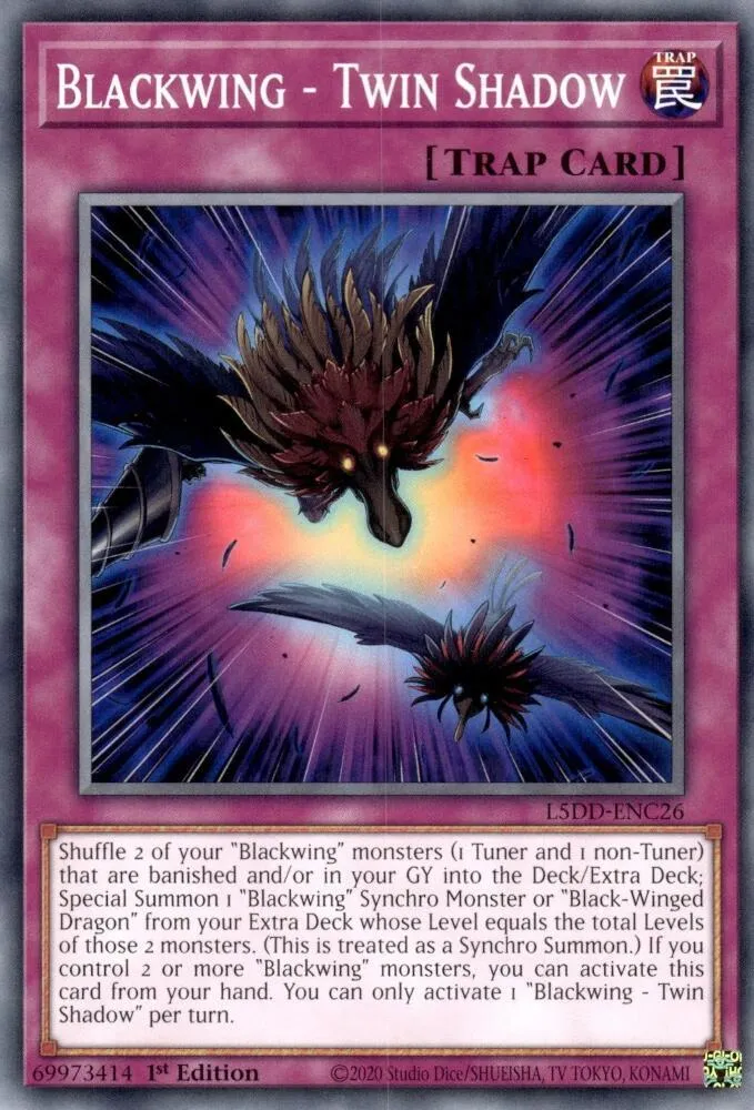 Blackwing - Twin Shadow — Legendary 5D's Decks — Yu-Gi-Oh!
