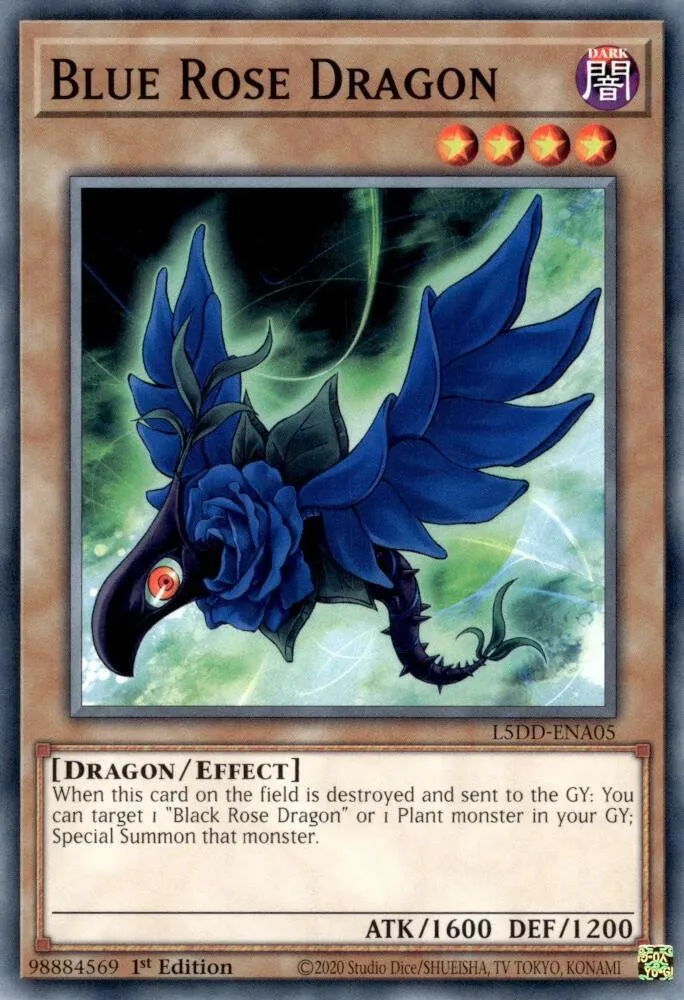 Blue Rose Dragon — Legendary 5D's Decks — Yu-Gi-Oh!