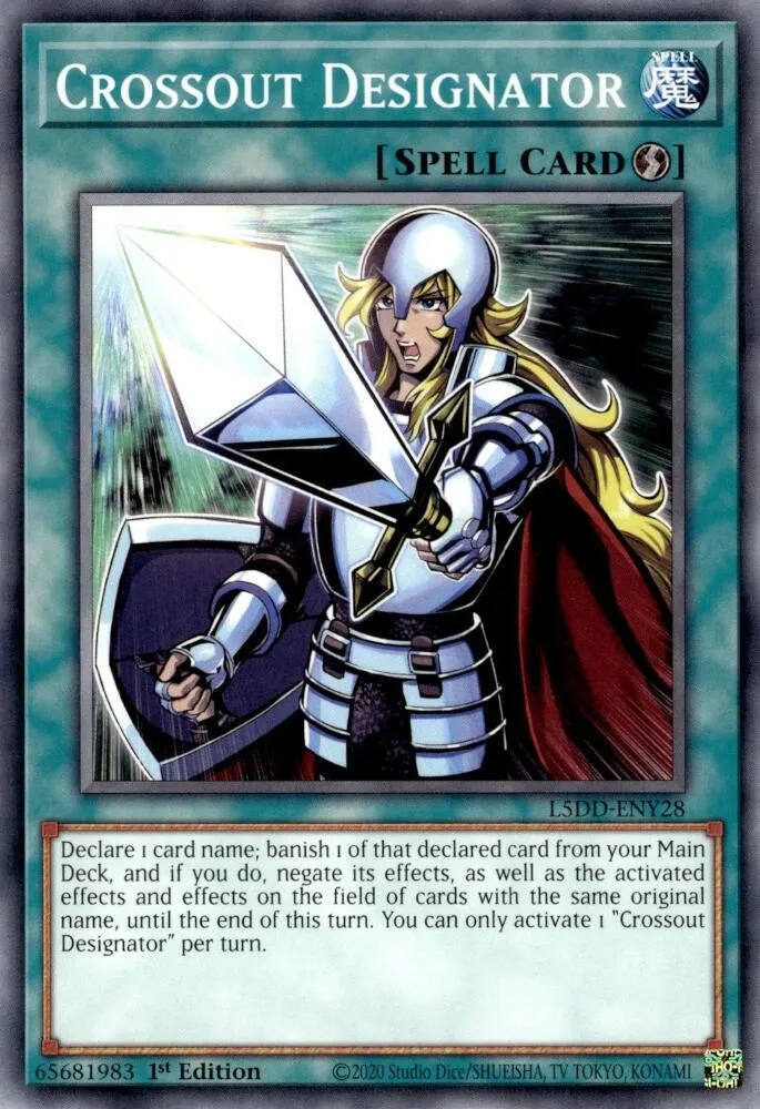 Crossout Designator — Legendary 5D's Decks — Yu-Gi-Oh!