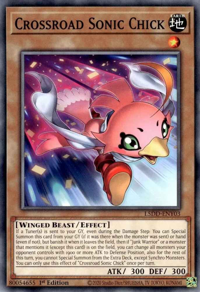 Crossroad Sonic Chick — Legendary 5D's Decks — Yu-Gi-Oh!