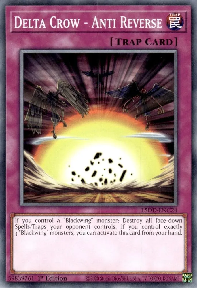 Delta Crow - Anti Reverse — Legendary 5D's Decks — Yu-Gi-Oh!