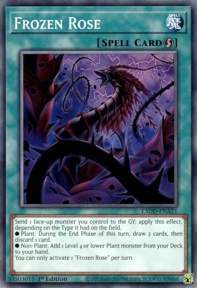 Frozen Rose — Legendary 5D's Decks — Yu-Gi-Oh!