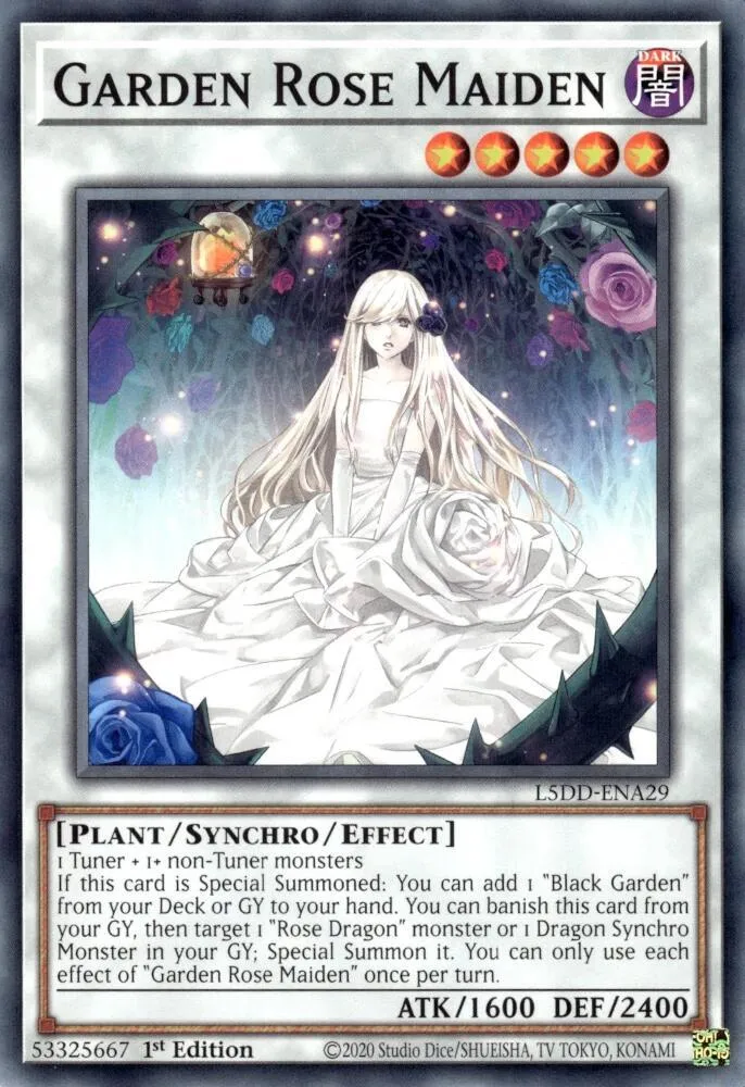 Garden Rose Maiden — Legendary 5D's Decks — Yu-Gi-Oh!