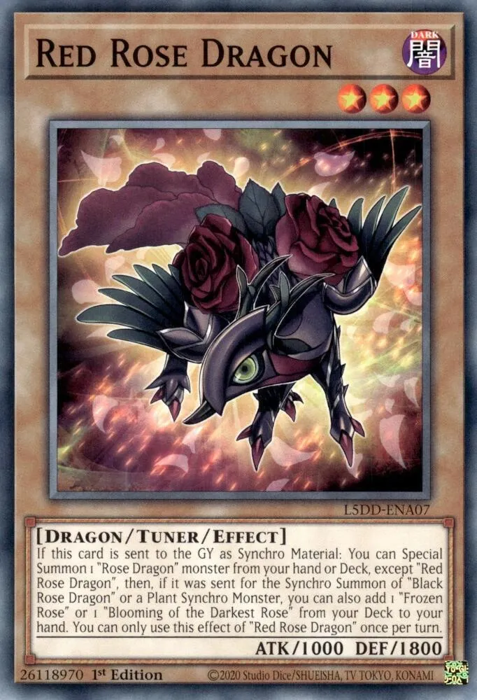Red Rose Dragon — Legendary 5D's Decks — Yu-Gi-Oh!