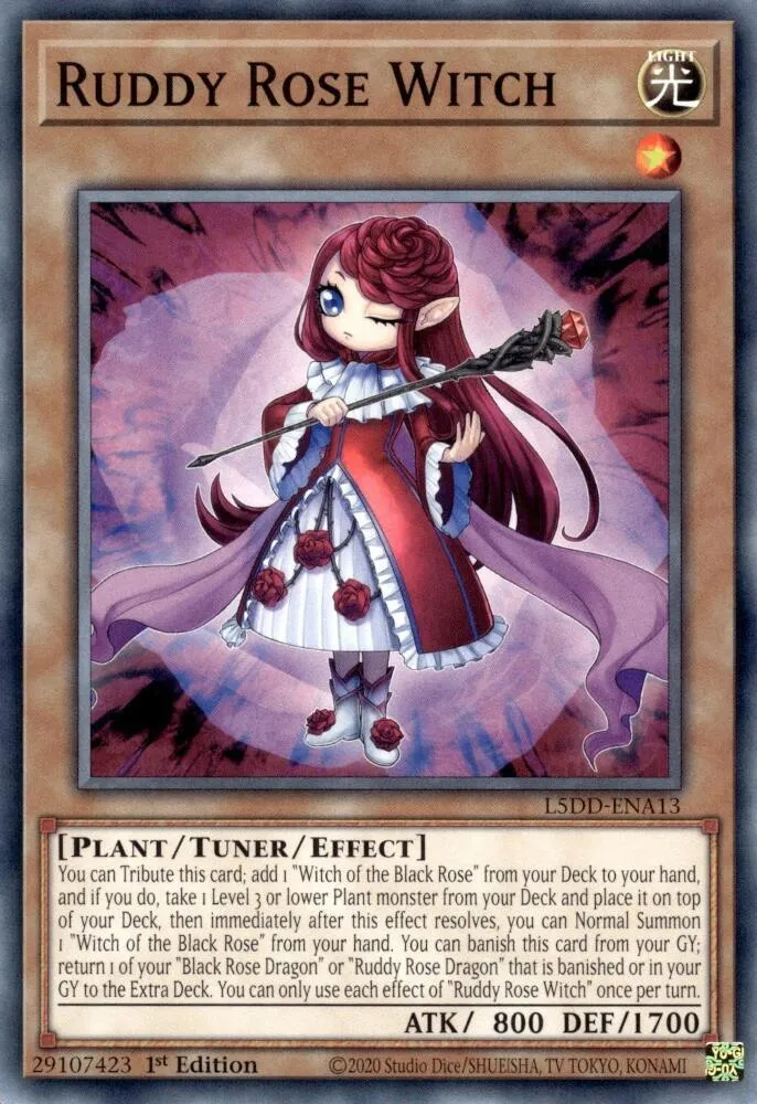 Ruddy Rose Witch — Legendary 5D's Decks — Yu-Gi-Oh!