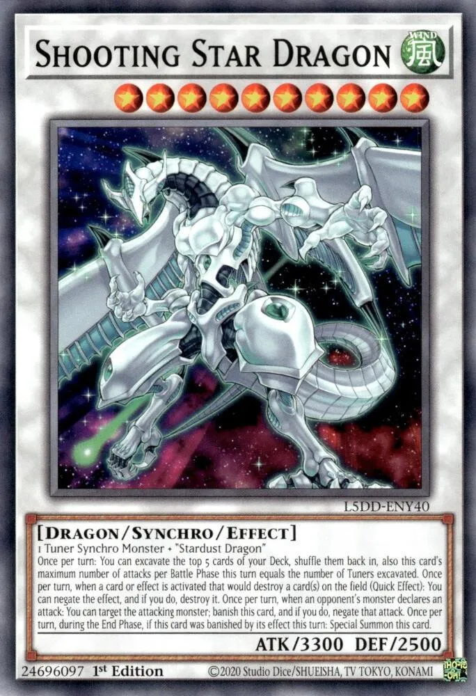 Shooting Star Dragon — Legendary 5D's Decks — Yu-Gi-Oh!