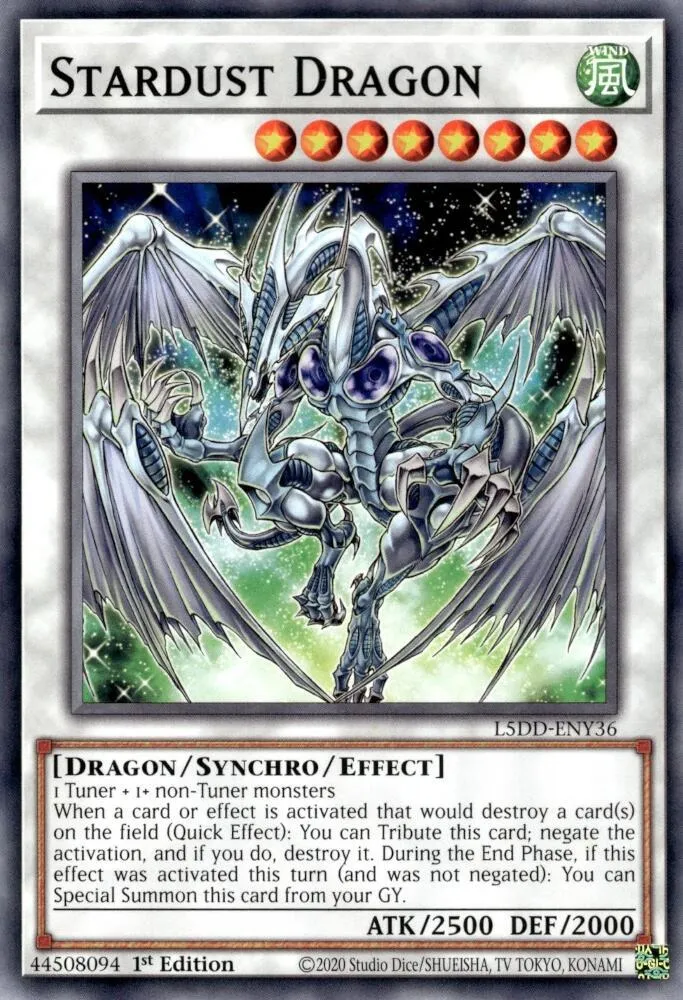 Stardust Dragon — Legendary 5D's Decks — Yu-Gi-Oh!
