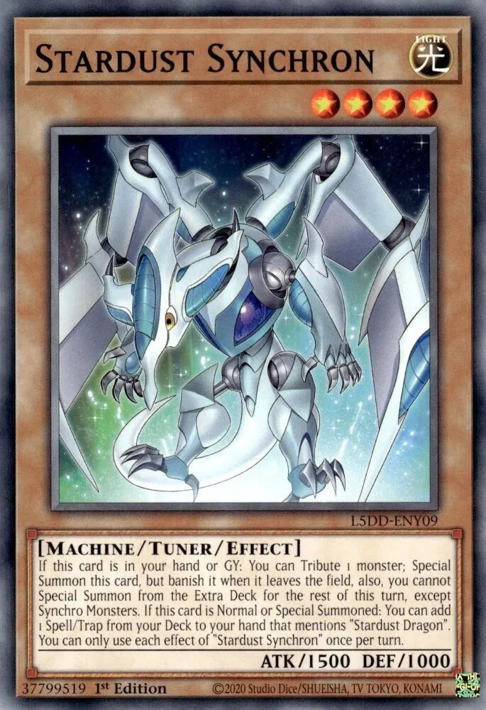Stardust Synchron — Legendary 5D's Decks — Yu-Gi-Oh!