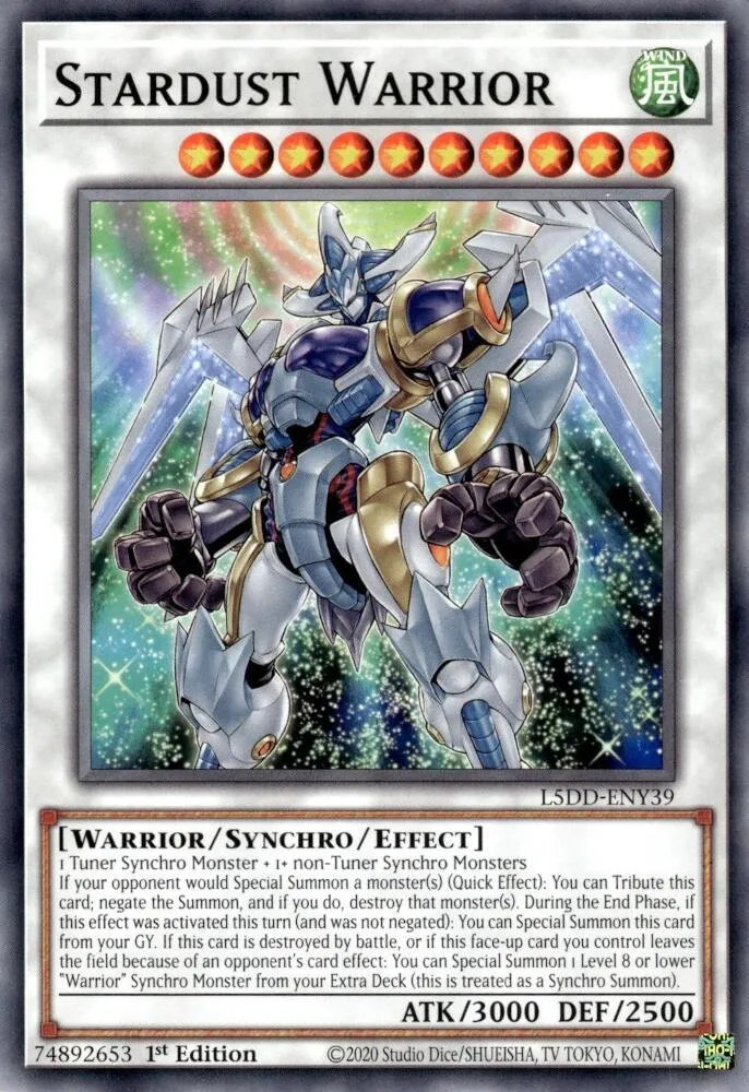 Stardust Warrior — Legendary 5D's Decks — Yu-Gi-Oh!