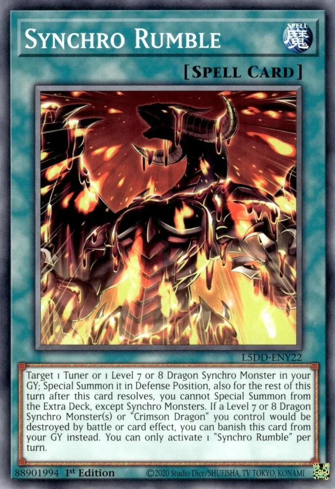 Synchro Rumble — Legendary 5D's Decks — Yu-Gi-Oh!