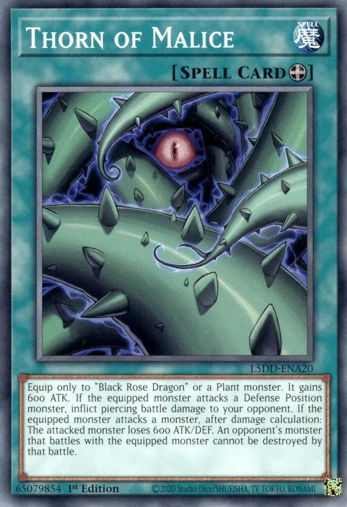 Thorn of Malice — Legendary 5D's Decks — Yu-Gi-Oh!