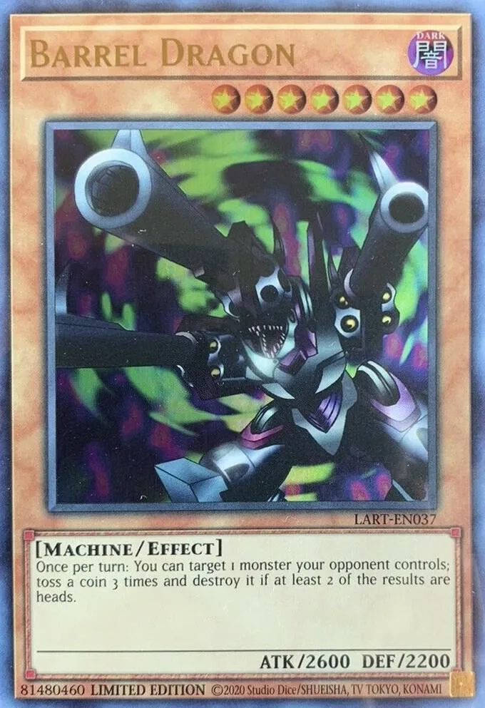 Barrel Dragon — Lost Art Promos — Yu-Gi-Oh!